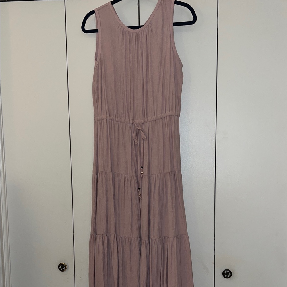 Calvin Klein Soft Pink Maxi Dress